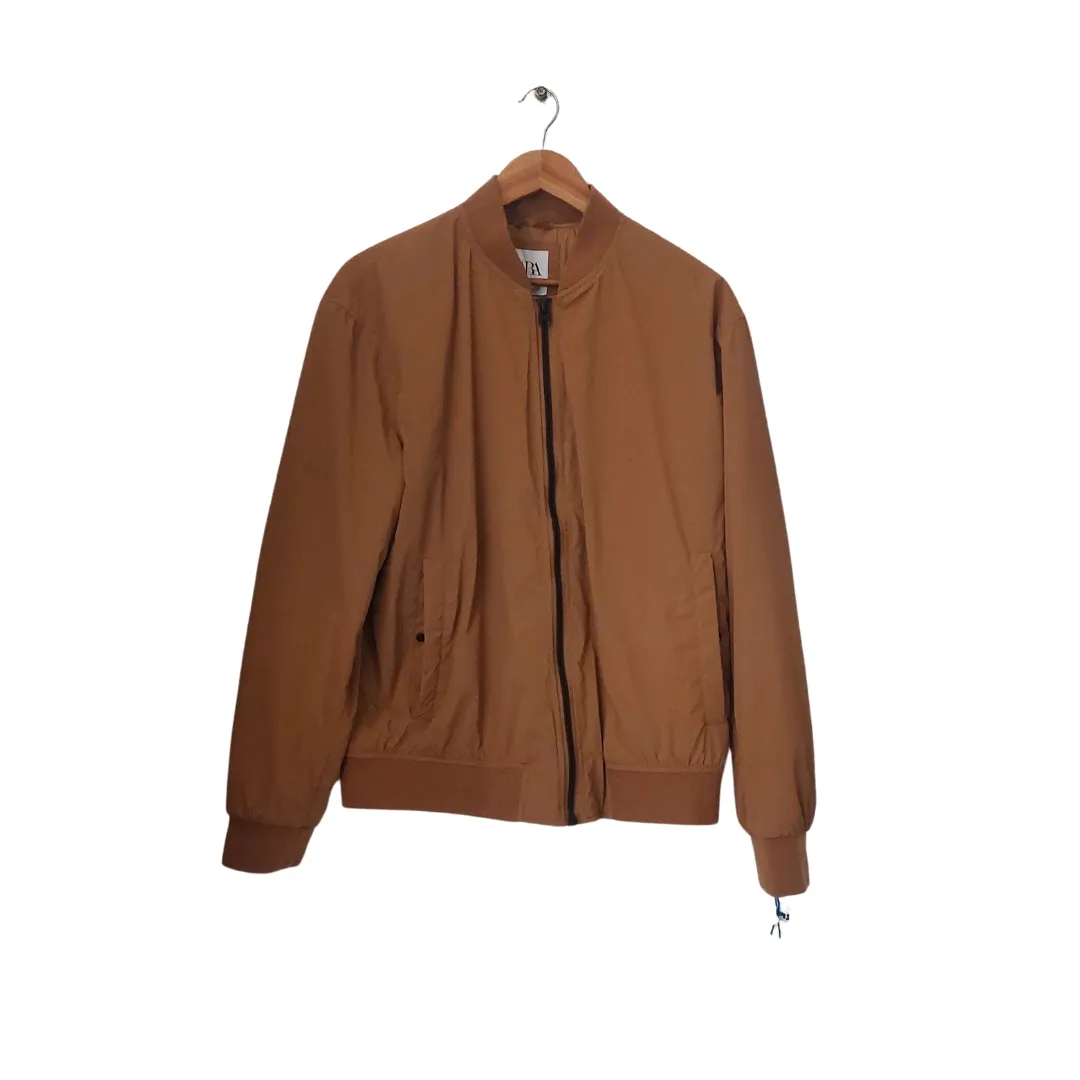 ZARA Men's Brown Parachute Jacket | Gently Used |